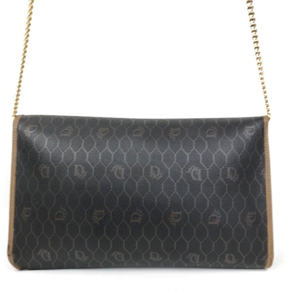 Christian Dior Brown Vintage Monogram Shoulder Bag - Picture 4 of 16